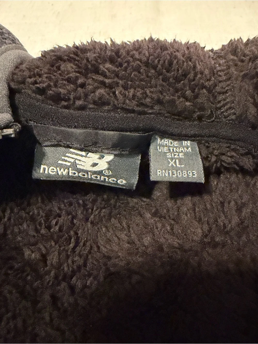 New Balance Men's Dark Heather Gray Full-Zip Hooded Sweater